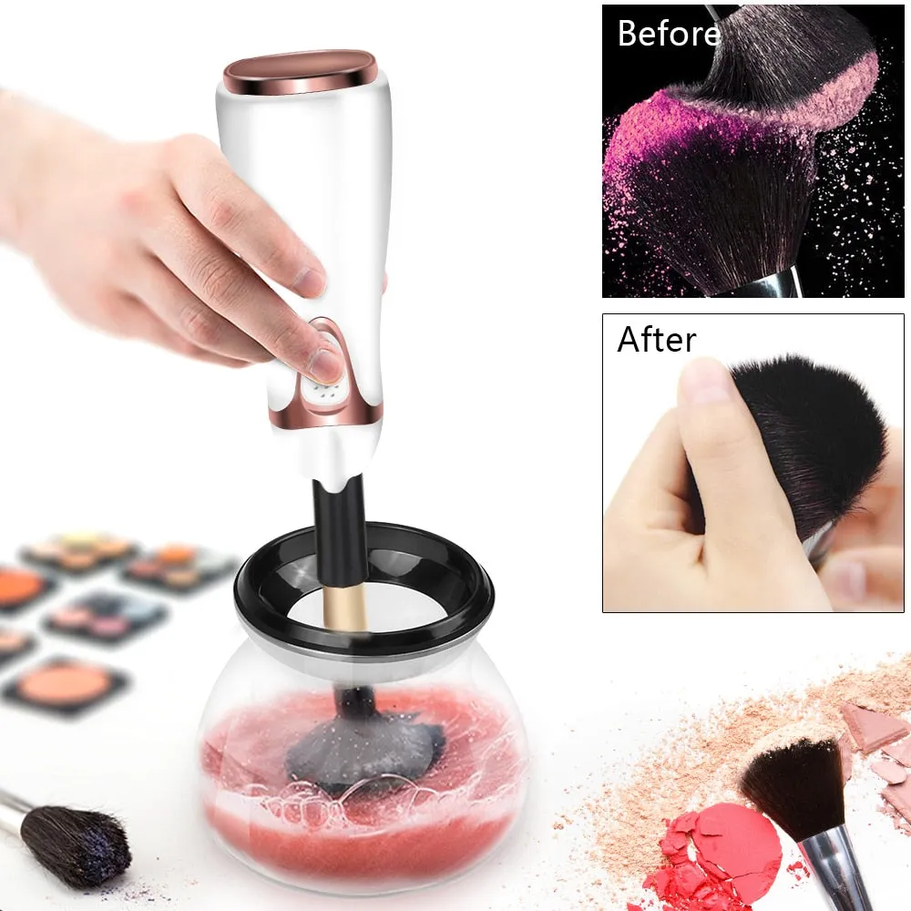 10 Seconds Automatic Makeup Brush Cleaner Washer