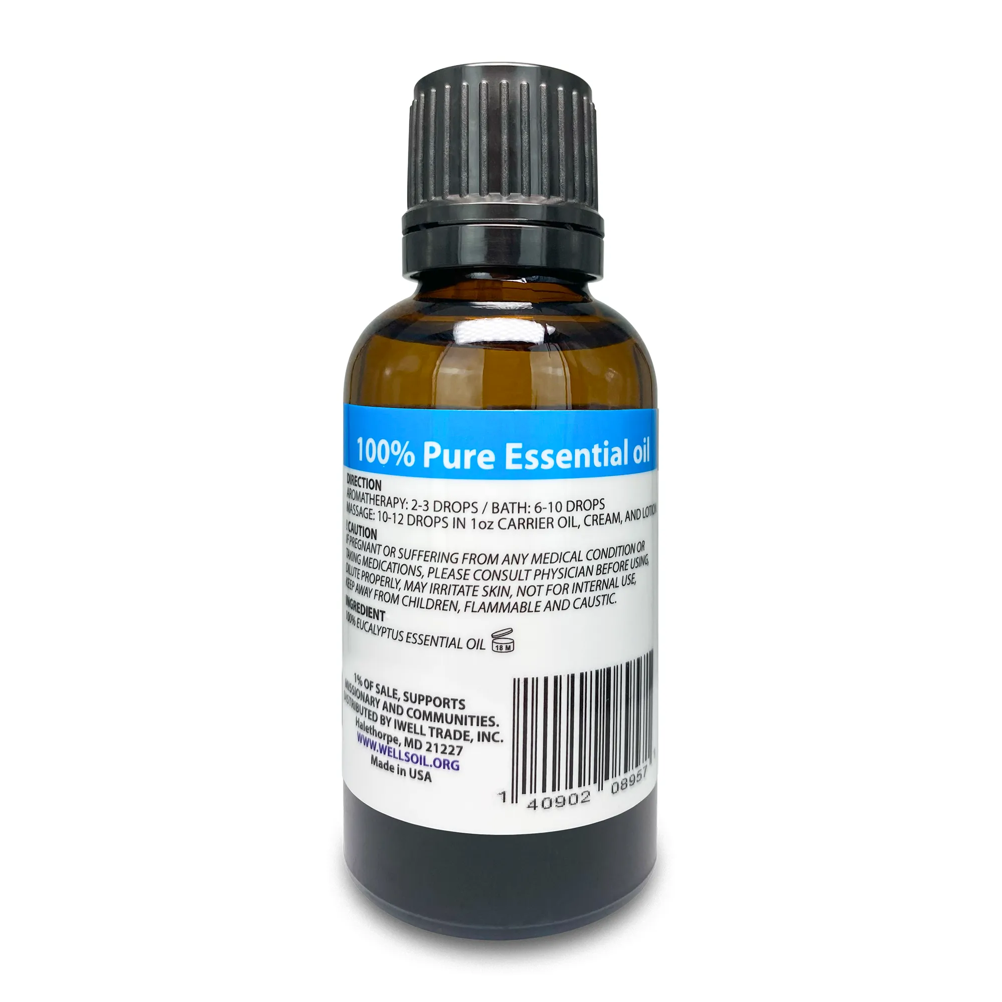 100% Pure Essential Oil 1oz Eucalyptus