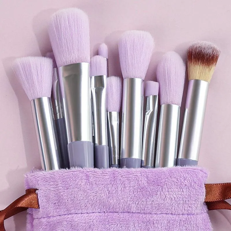 13PCS Makeup Brushes Set Eye Shadow Foundation Cosmetic Brush, Eyeshadow Blush Powder Blending Beauty Soft Makeup Tool