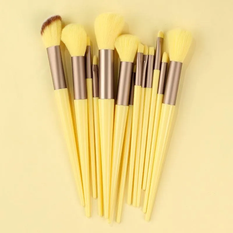 13PCS Makeup Brushes Set Eye Shadow Foundation Cosmetic Brush, Eyeshadow Blush Powder Blending Beauty Soft Makeup Tool