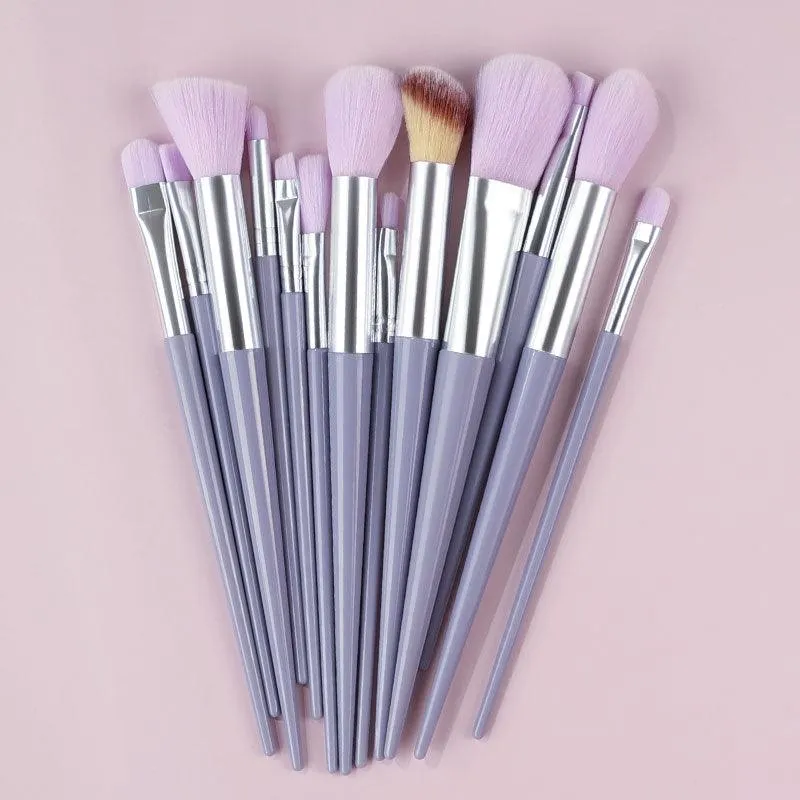 13PCS Makeup Brushes Set Eye Shadow Foundation Cosmetic Brush, Eyeshadow Blush Powder Blending Beauty Soft Makeup Tool