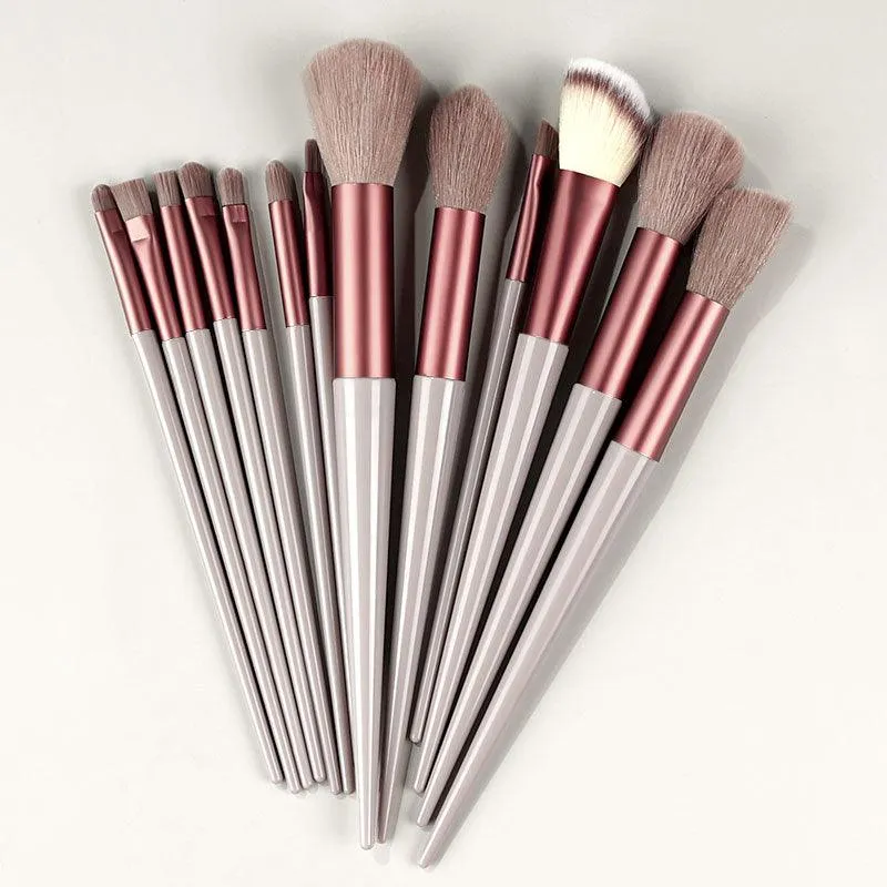 13PCS Makeup Brushes Set Eye Shadow Foundation Cosmetic Brush, Eyeshadow Blush Powder Blending Beauty Soft Makeup Tool