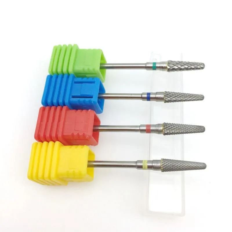 28 Type Carbide Nail Drill Bits For Electric Drill Manicure Machine Accessory Tungsten Nails Milling Cutter Nail Files Art Tools