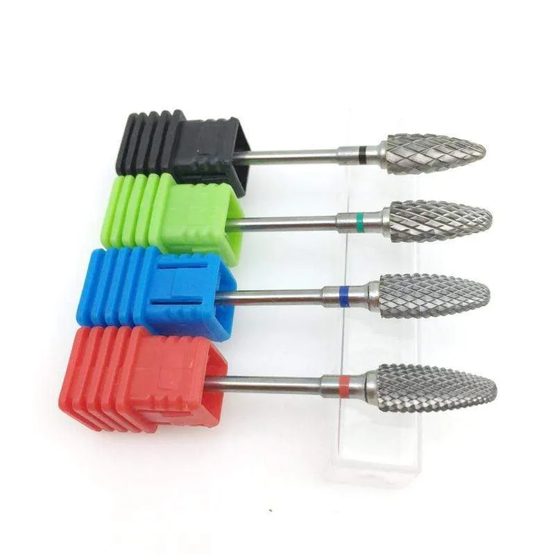 28 Type Carbide Nail Drill Bits For Electric Drill Manicure Machine Accessory Tungsten Nails Milling Cutter Nail Files Art Tools