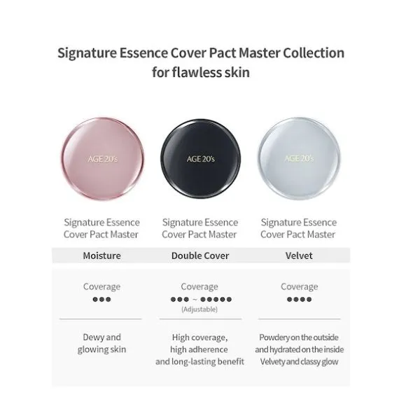 AGE 20'S Signature Essence Cover Pact Master Moisture #21 (Cushion   Refill)