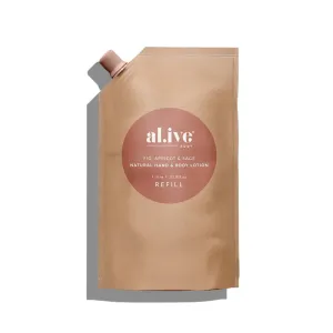 Al.ive Body Fig, Apricot & Sage Duo Lotion Refill