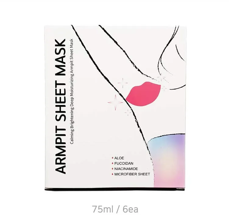 ARMPIT SHEET MASK Calming Brightening Deep Moisturizing Women Bodycare