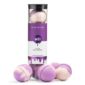 4-Pack Relaxing Bath Bomb Barrel - Calm The F Down Collection