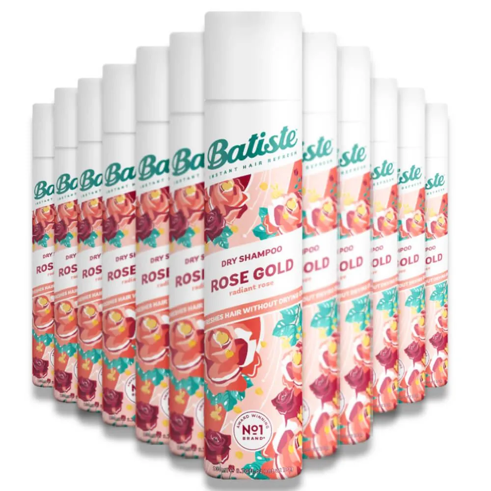 Batiste - Dry Shampoo Radiant Rose Gold - 3.81 oz  - 12 Pack