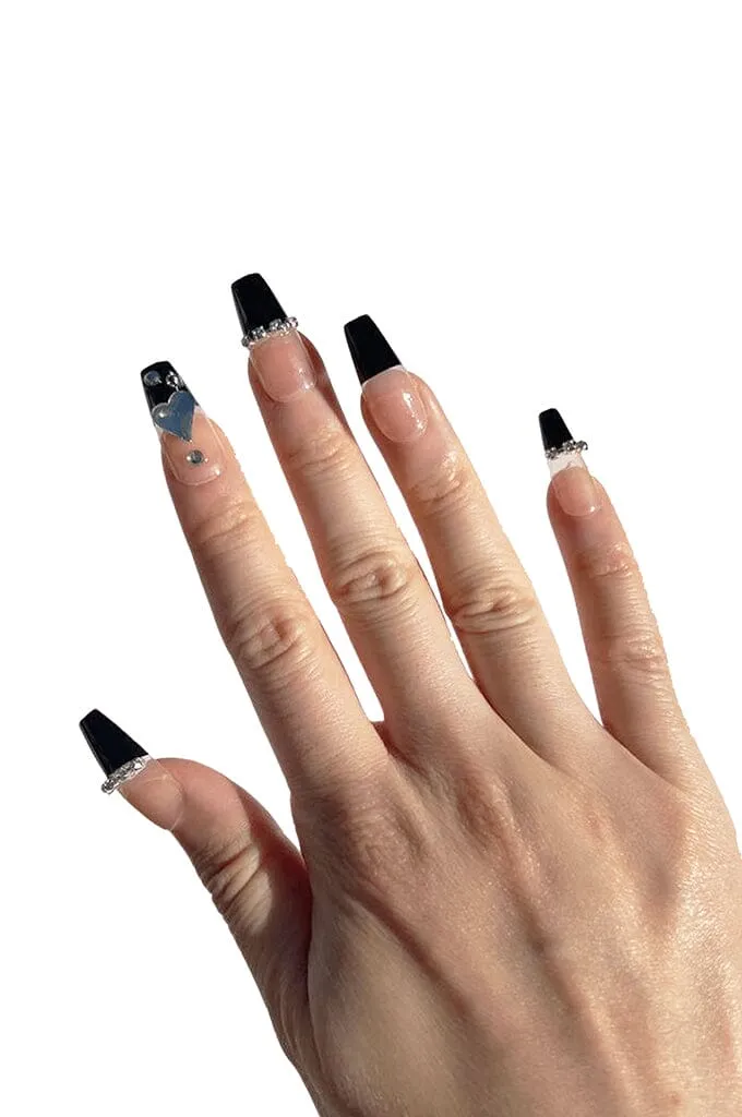 Black Bling - Press On Nails