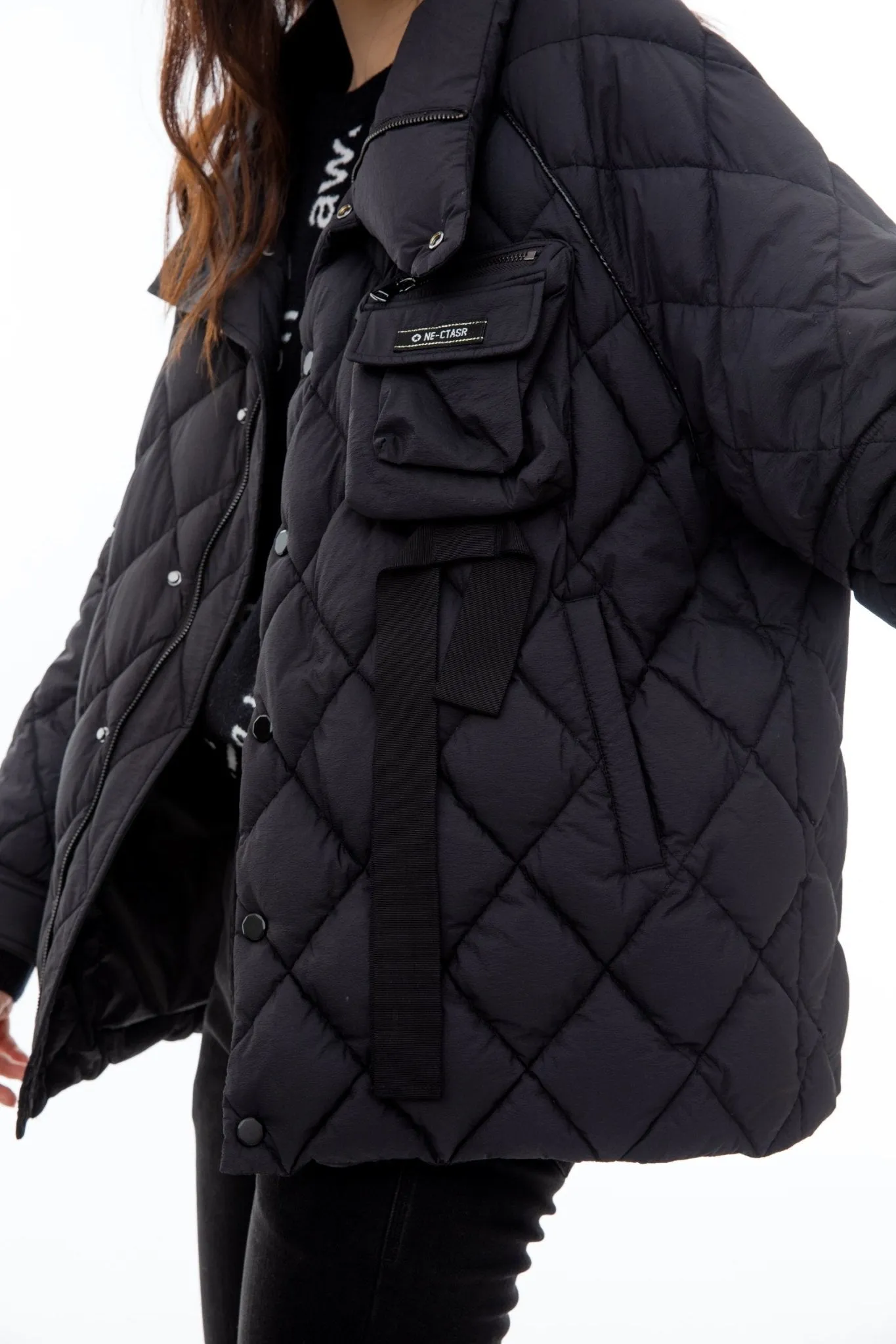 Black Lightweight Casual Down Jacket