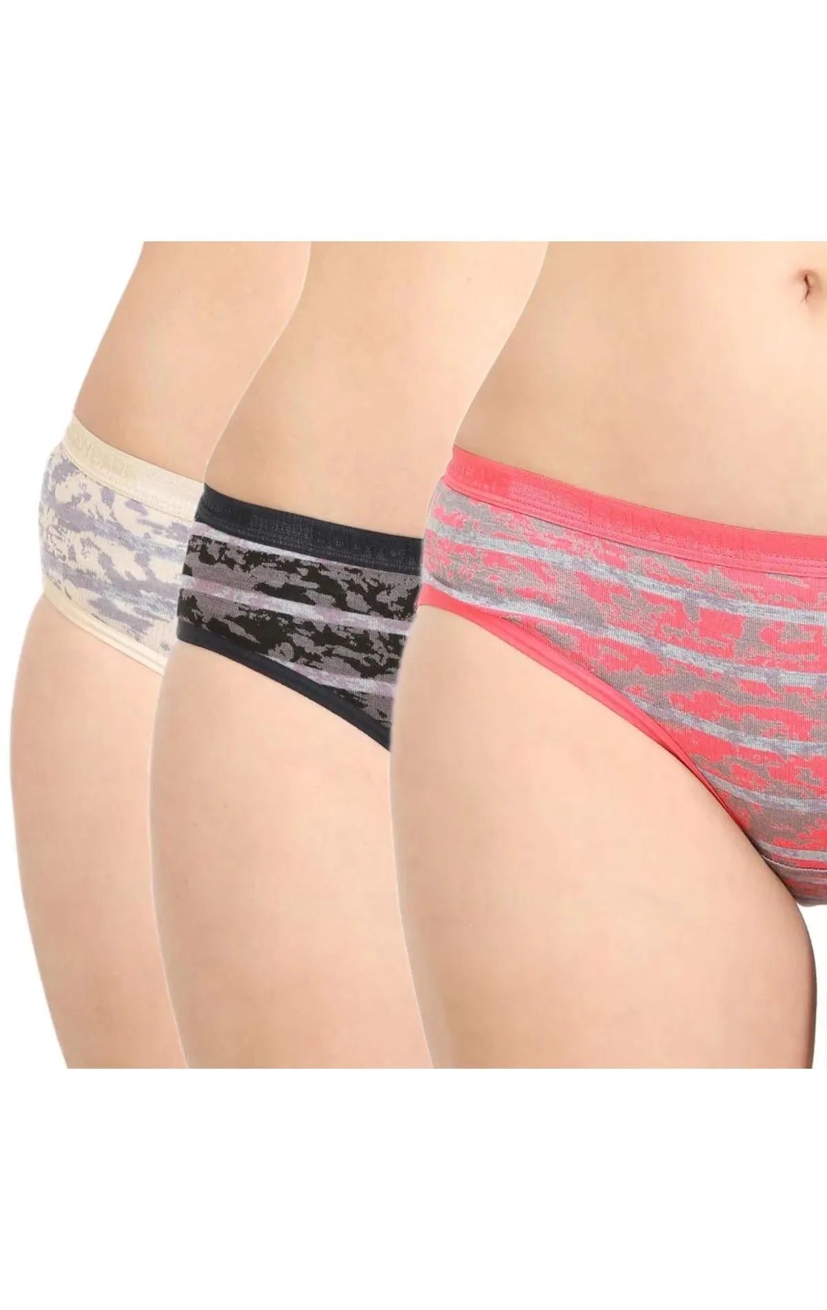 Bodycare 100% Cotton Printed High Cut Panty-8016