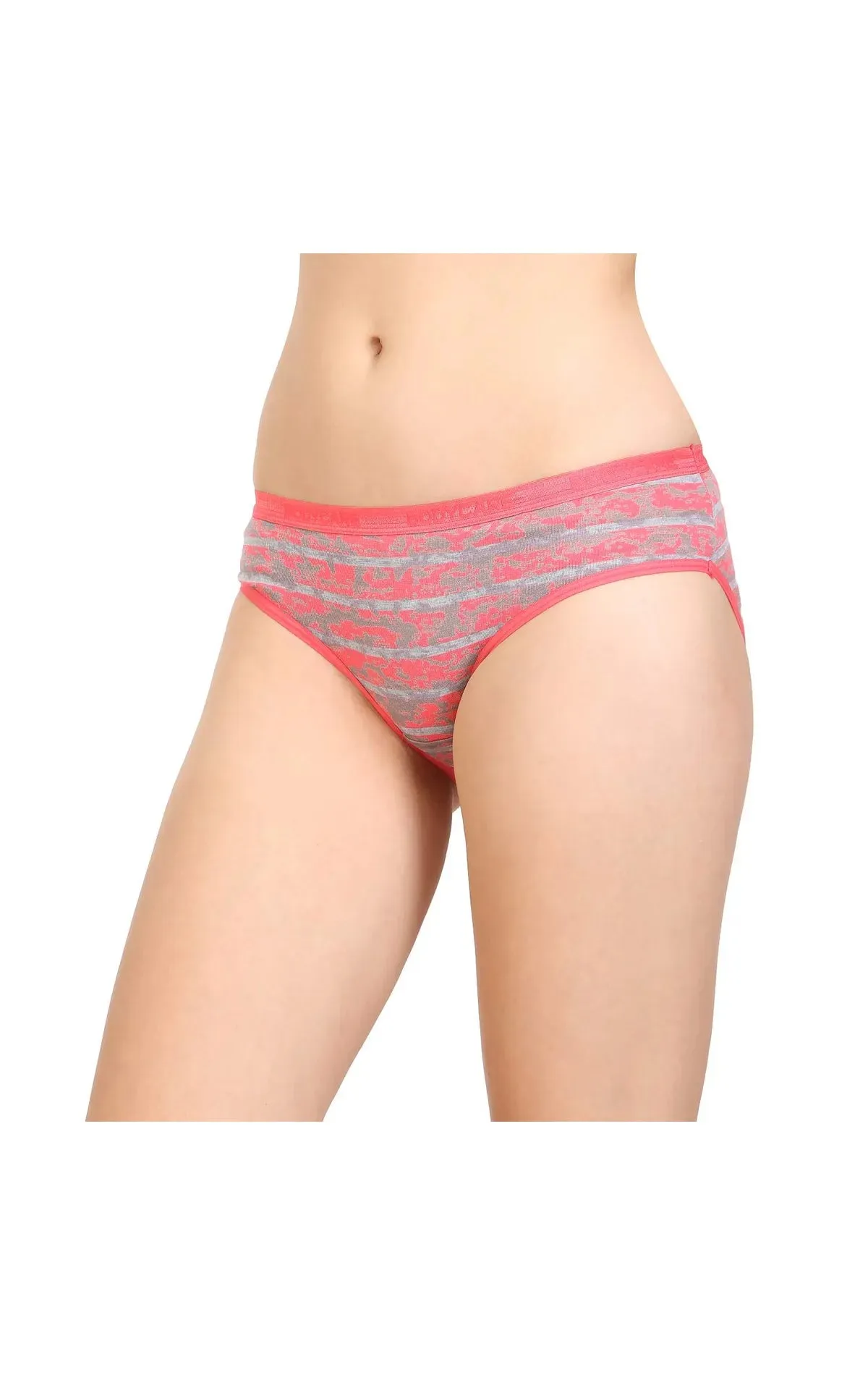 Bodycare 100% Cotton Printed High Cut Panty-8016