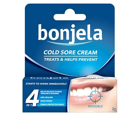 Bonjela Invisible Cold Sore Cream 2g