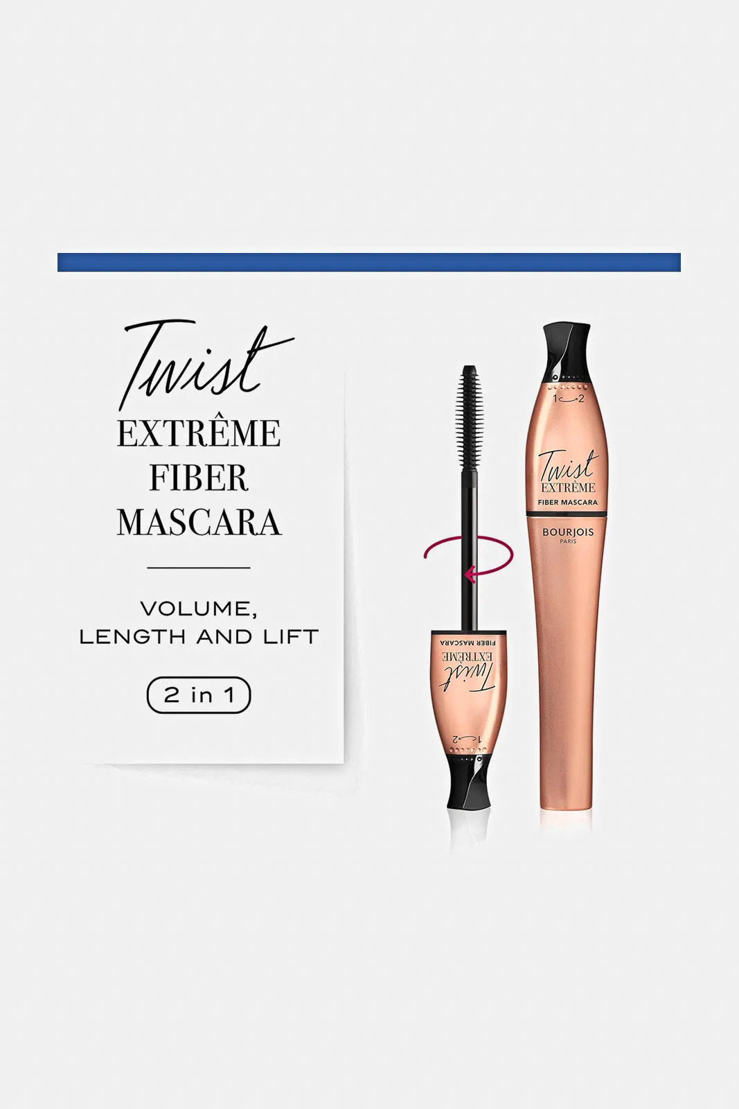 Bourjois Twist Extreme Fiber Mascara Colour Black