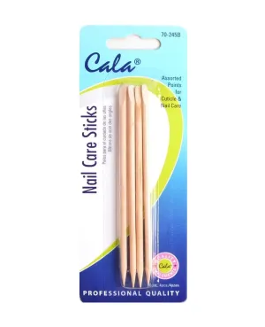 Cala Double Tipped Cuticle Nail Care Sticks (4pk)