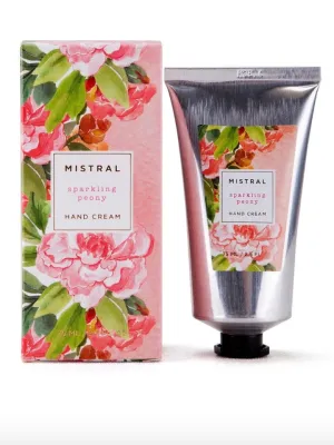 Champagne/peony hand cream