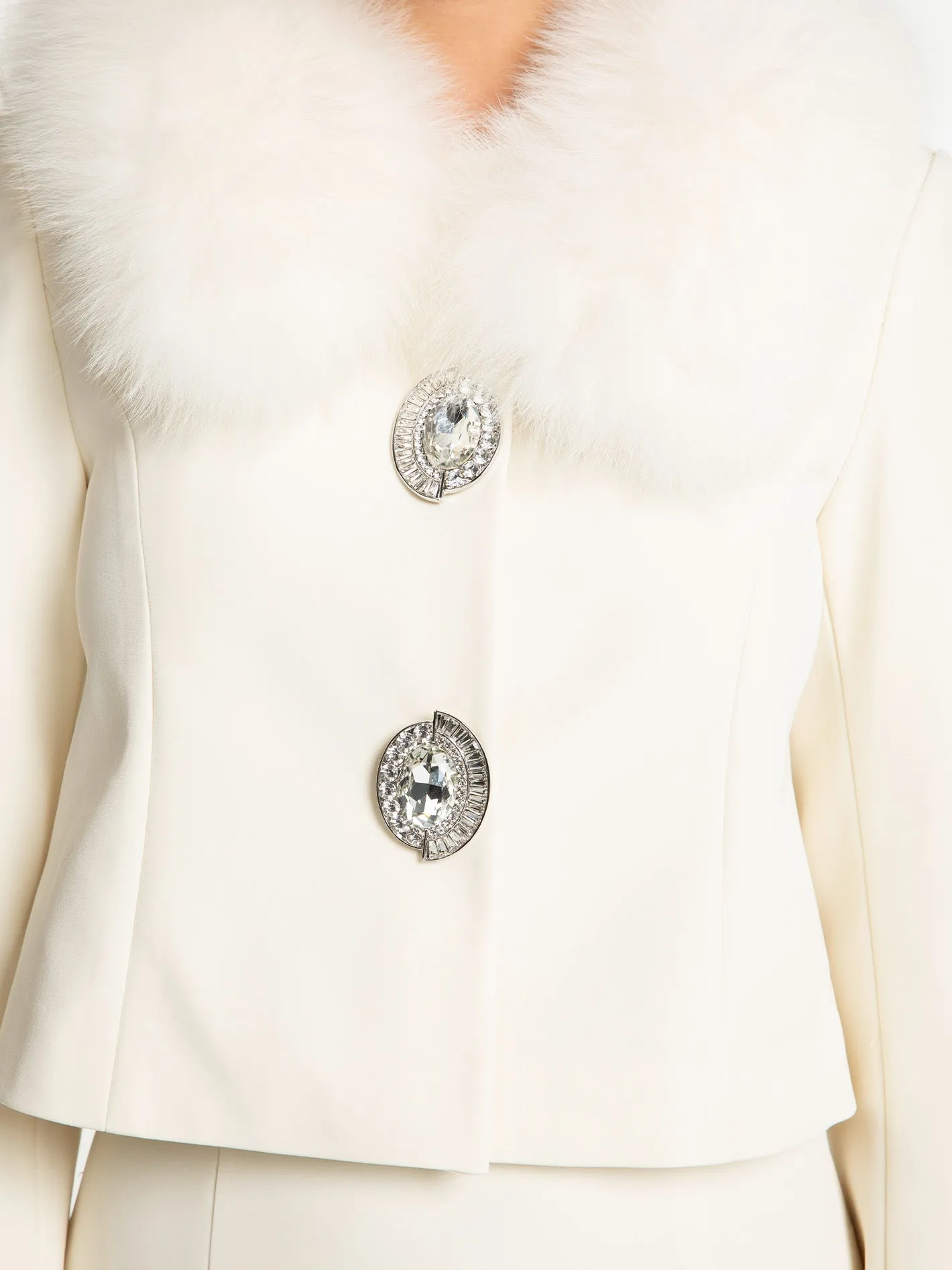 Claira Fur Collar (Off white)