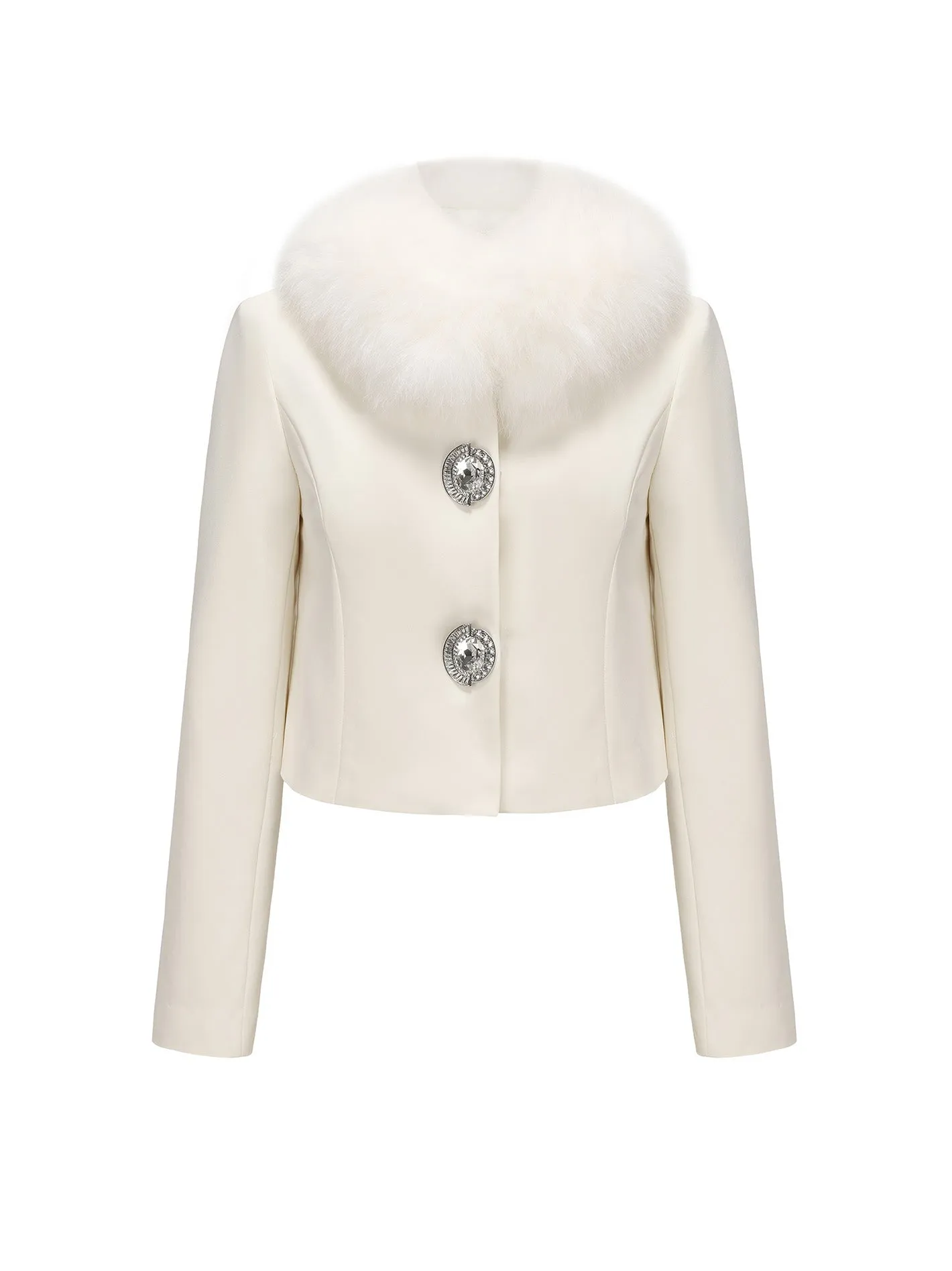 Claira Fur Collar (Off white)