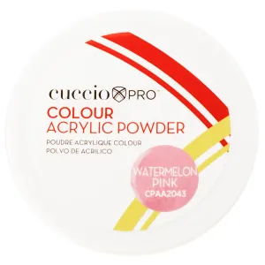 Colour Acrylic Powder - Watermelon Pink by Cuccio Pro for Women - 1.6 oz Acrylic Powder