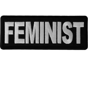 Daniel Smart Feminist Patch, 4 x 1.5 inches