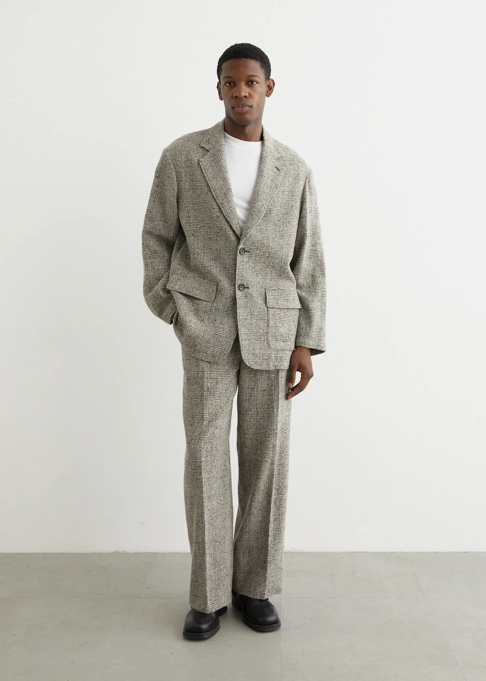 Drape Nep Tweed Jacket