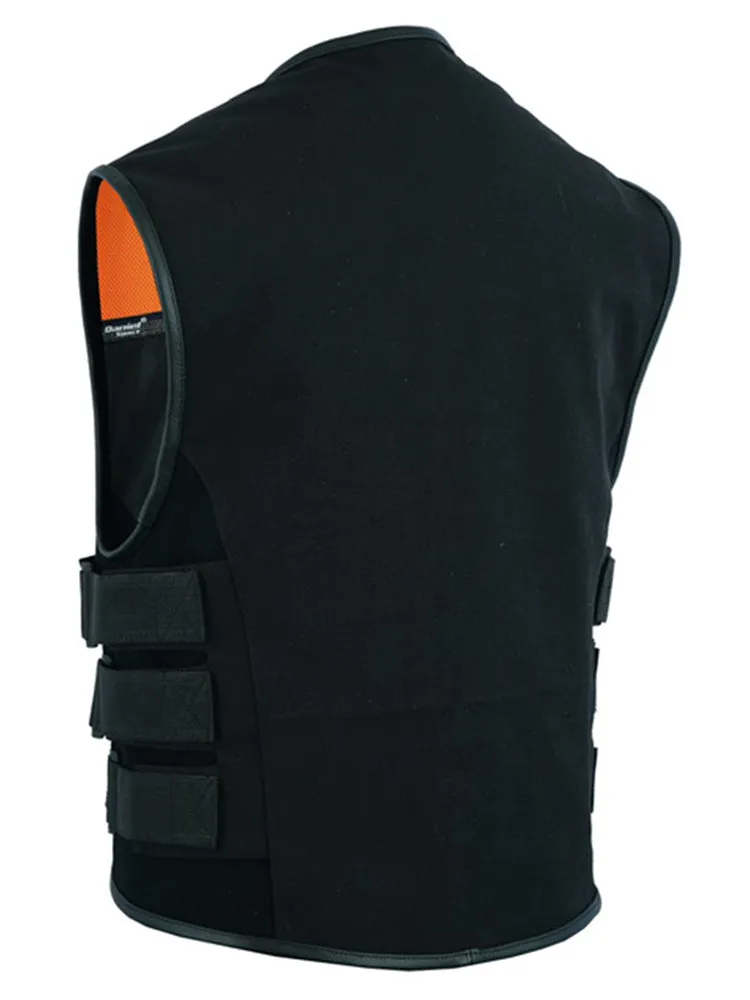 DS006 Men's Updated Canvas SWAT Team Style Vest