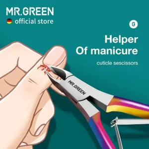 Gorgeous Colorful Cuticle Nippers Cuticle Clippers Nail Manicure Scissors Trimmer Dead Skin Remover Stainless Steel Tool