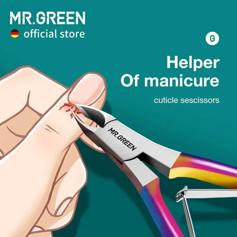 Gorgeous Colorful Cuticle Nippers Cuticle Clippers Nail Manicure Scissors Trimmer Dead Skin Remover Stainless Steel Tool