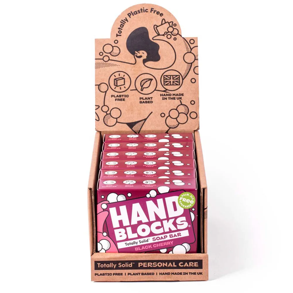 Hand Blocks Hand Soap Bar - Black Cherry