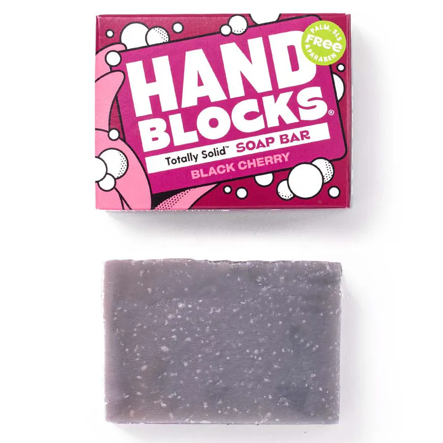 Hand Blocks Hand Soap Bar - Black Cherry