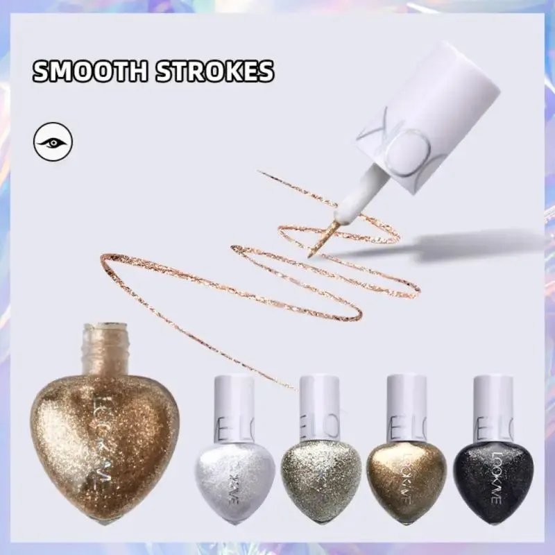 Heart-Shaped Glitter Liquid Eyeliner