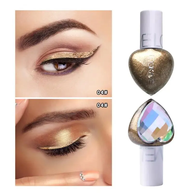 Heart-Shaped Glitter Liquid Eyeliner