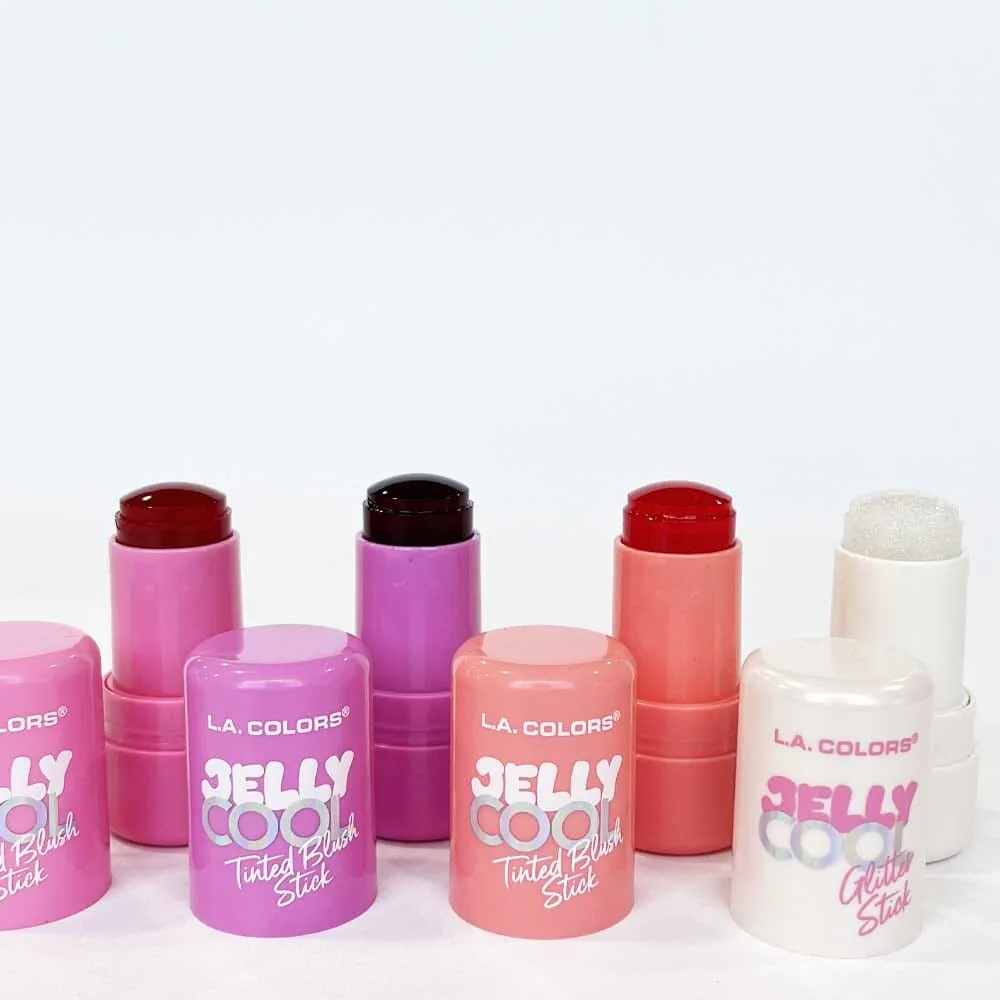 Jelly Cool Blush Tint & Glitter Stick Display Set (24 units)