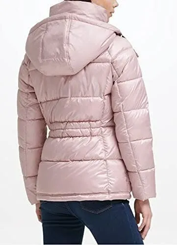 Kenneth Cole New York Women's Horizontal Zip Puffer