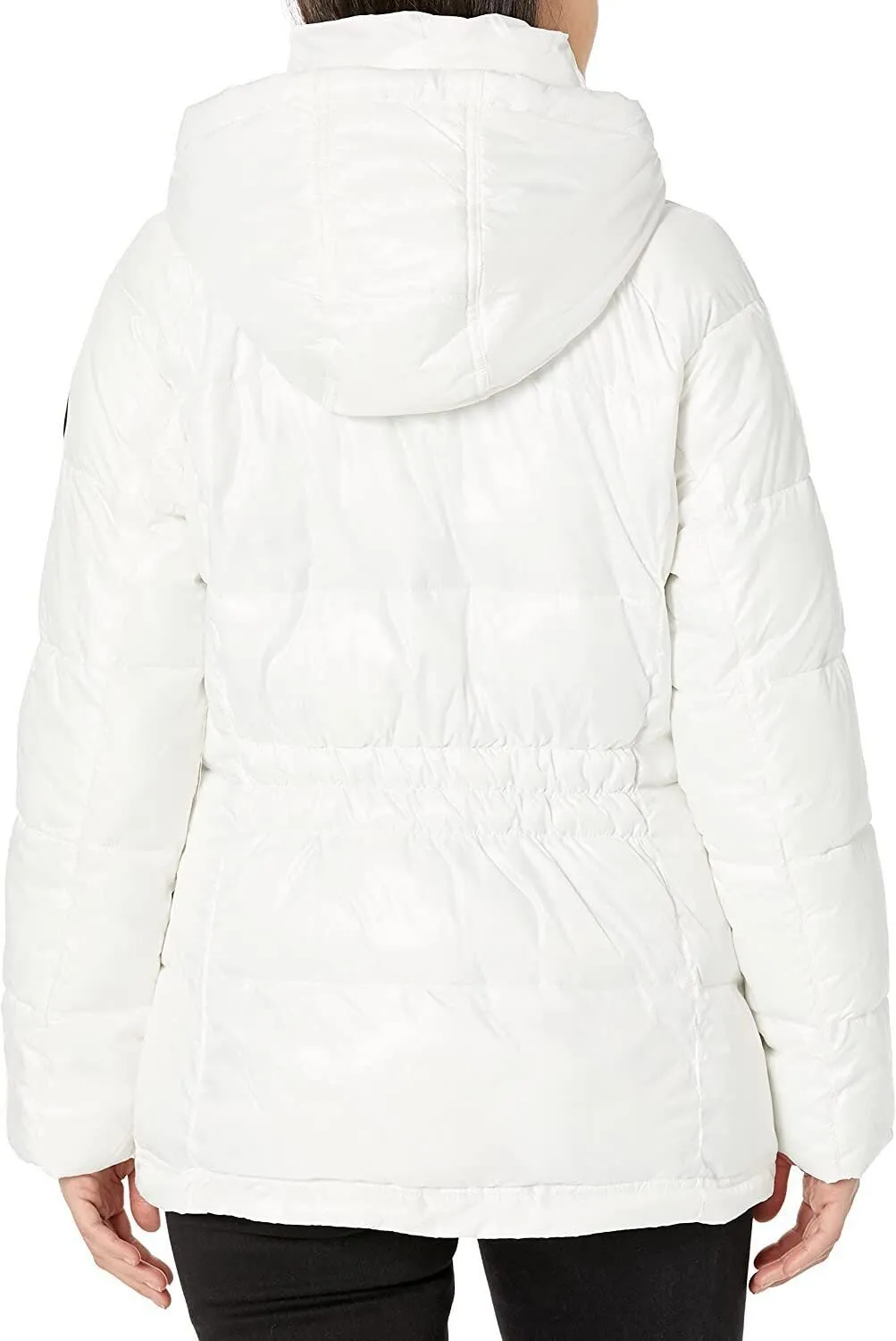 Kenneth Cole New York Women's Horizontal Zip Puffer