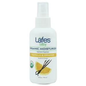 Lafe's Natural Bodycare Lafe's Organic Baby & Kids Moisturizer Vanilla Orange 4 oz Liquid