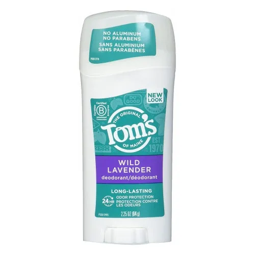 Long-Lasting Stick Deodorant Wild Lavender Twin Pack 2 Count By Tom's Of Maine