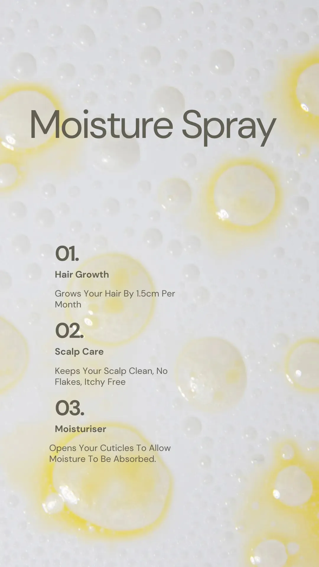 Moisturising Spray - For Fast Growth