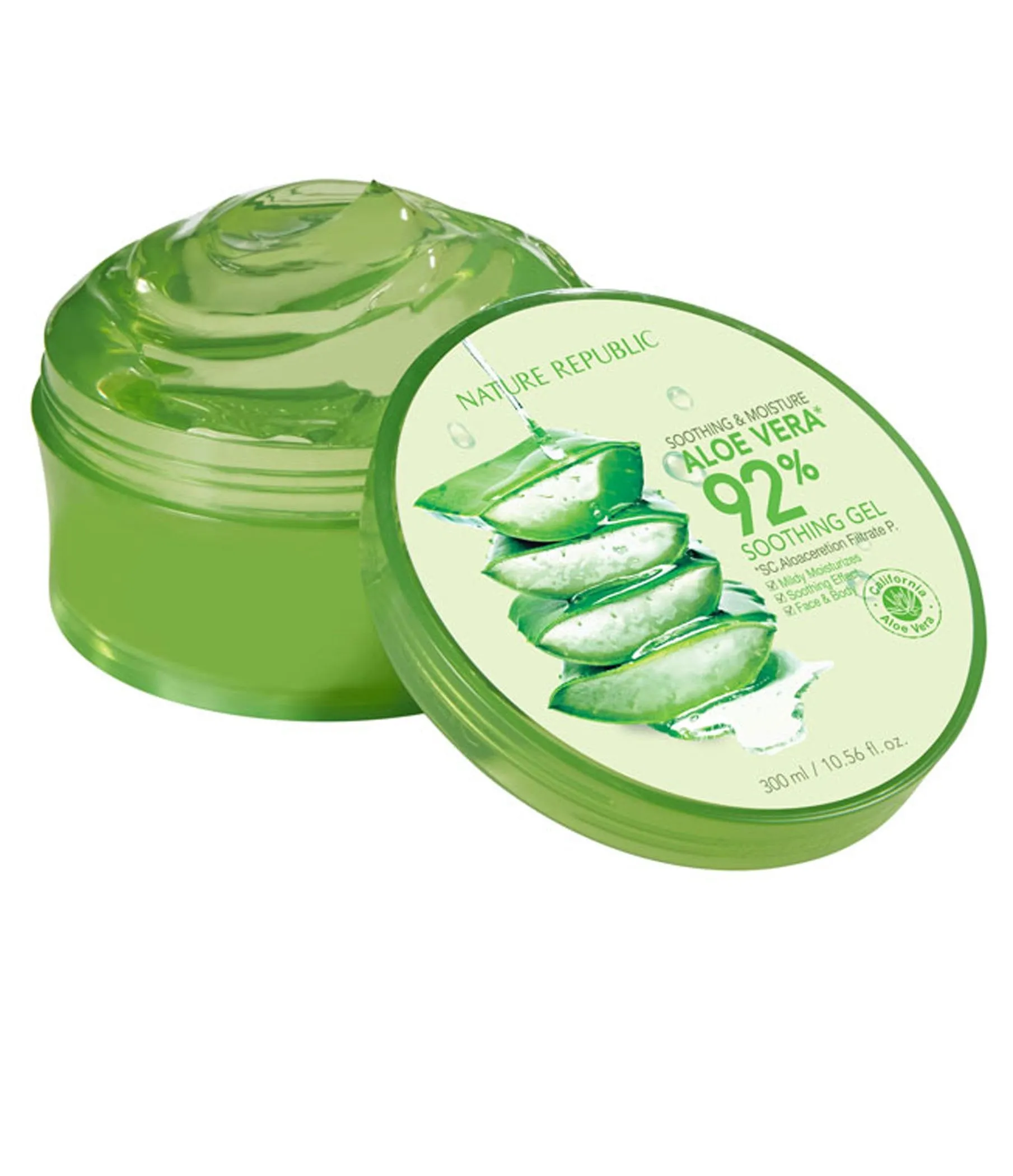 Nature Republic Soothing & Moisture Aloe Vera Gel 92% 300ml