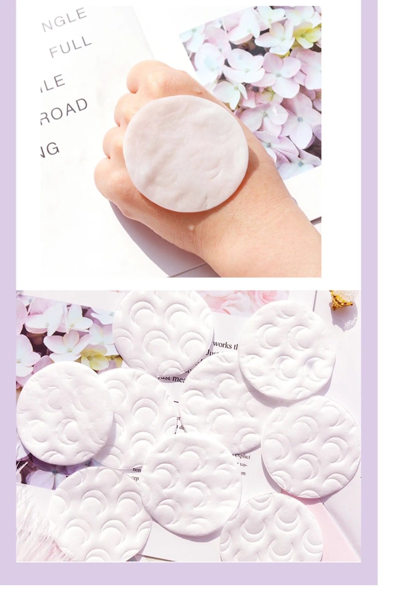 sailor moon makeup cotton pads