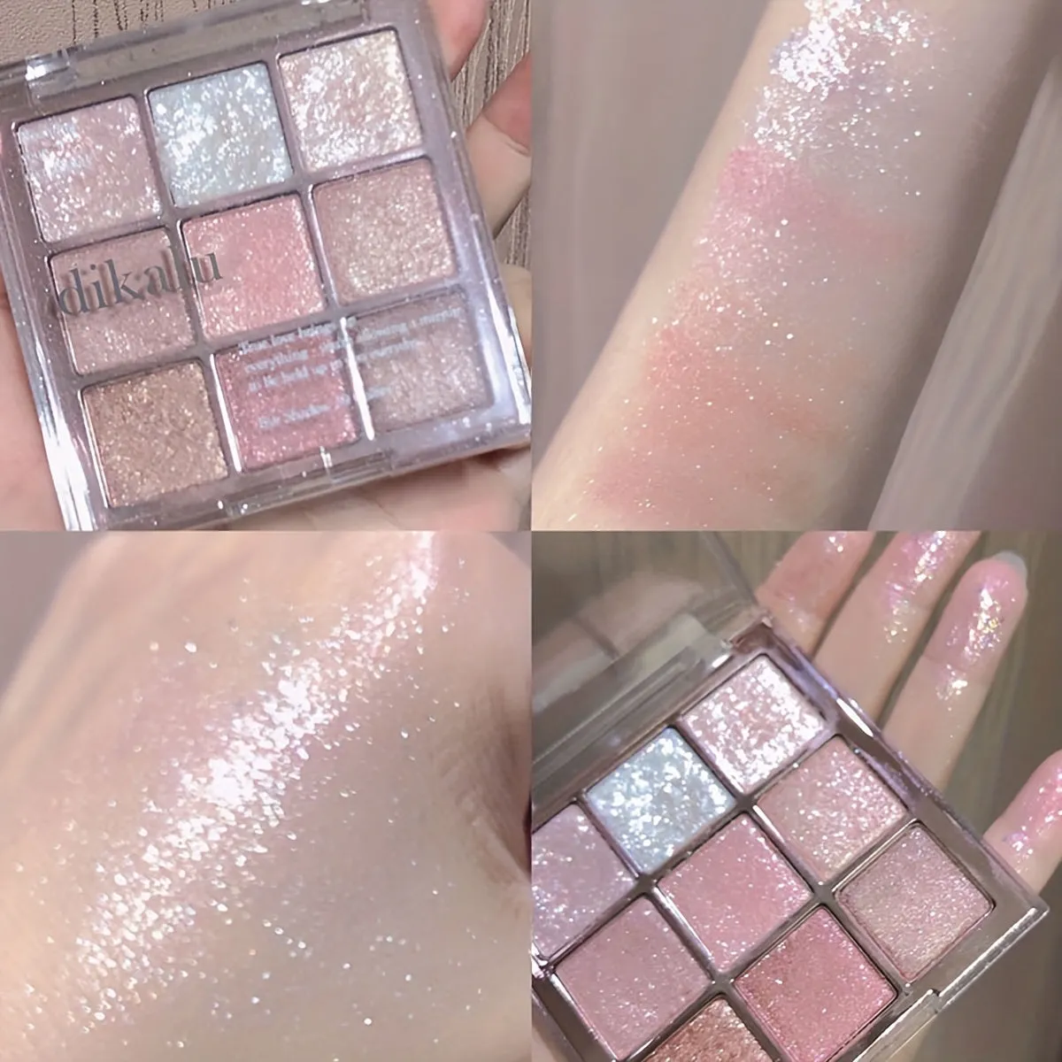 Sparkling 9Color Eyeshadow Palette for Festive Looks