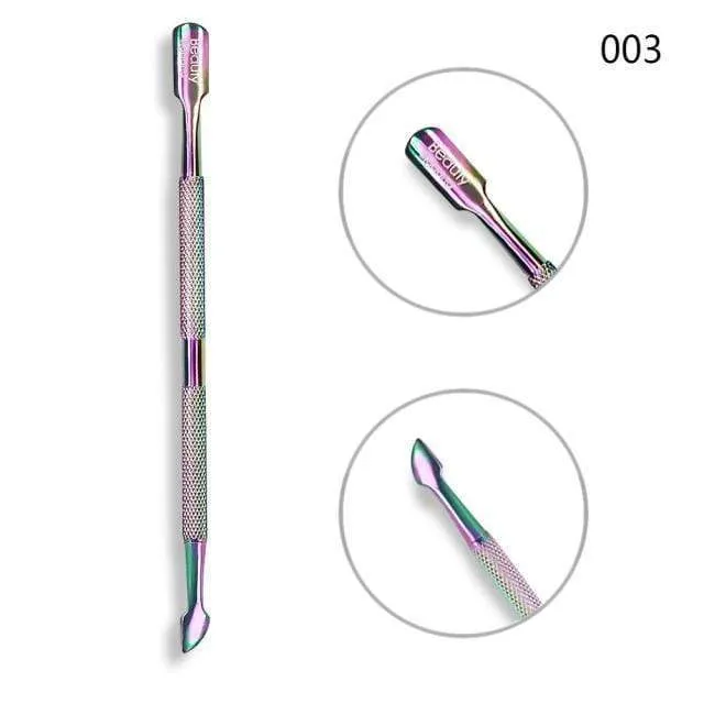 Stainless Steel Cuticle Pusher Nail Pusher Repousse Cuticule Ongles Materiel Professionnelle Corta Cuticula Tool