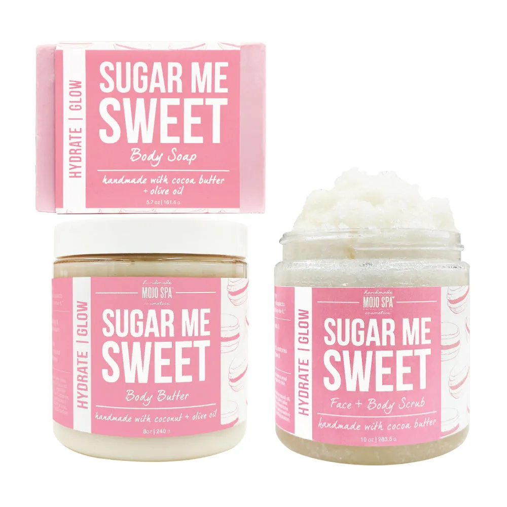 Sugar Me Sweet Scrub, Body Butter & Soap Gift Set