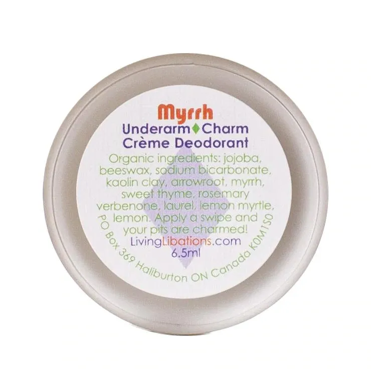 Underarm Charm Creme Deodorant - Myrrh