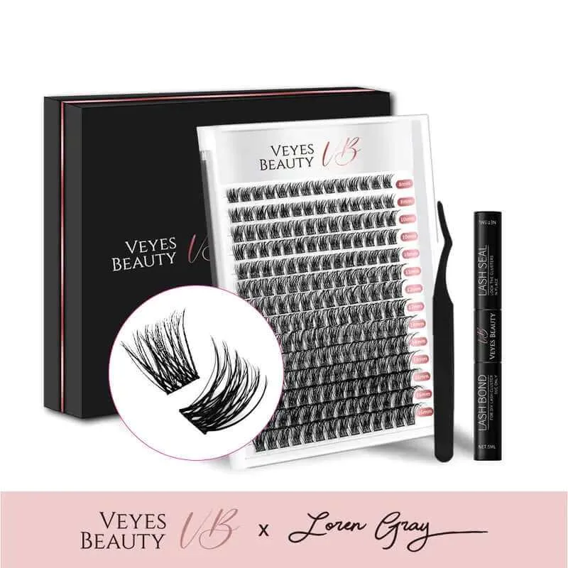 Veyesbeauty Clusters ONE MORE  DIY Lash | Bottom Lash | 7D 20D Cluster Lashes Eyelashes Makeup