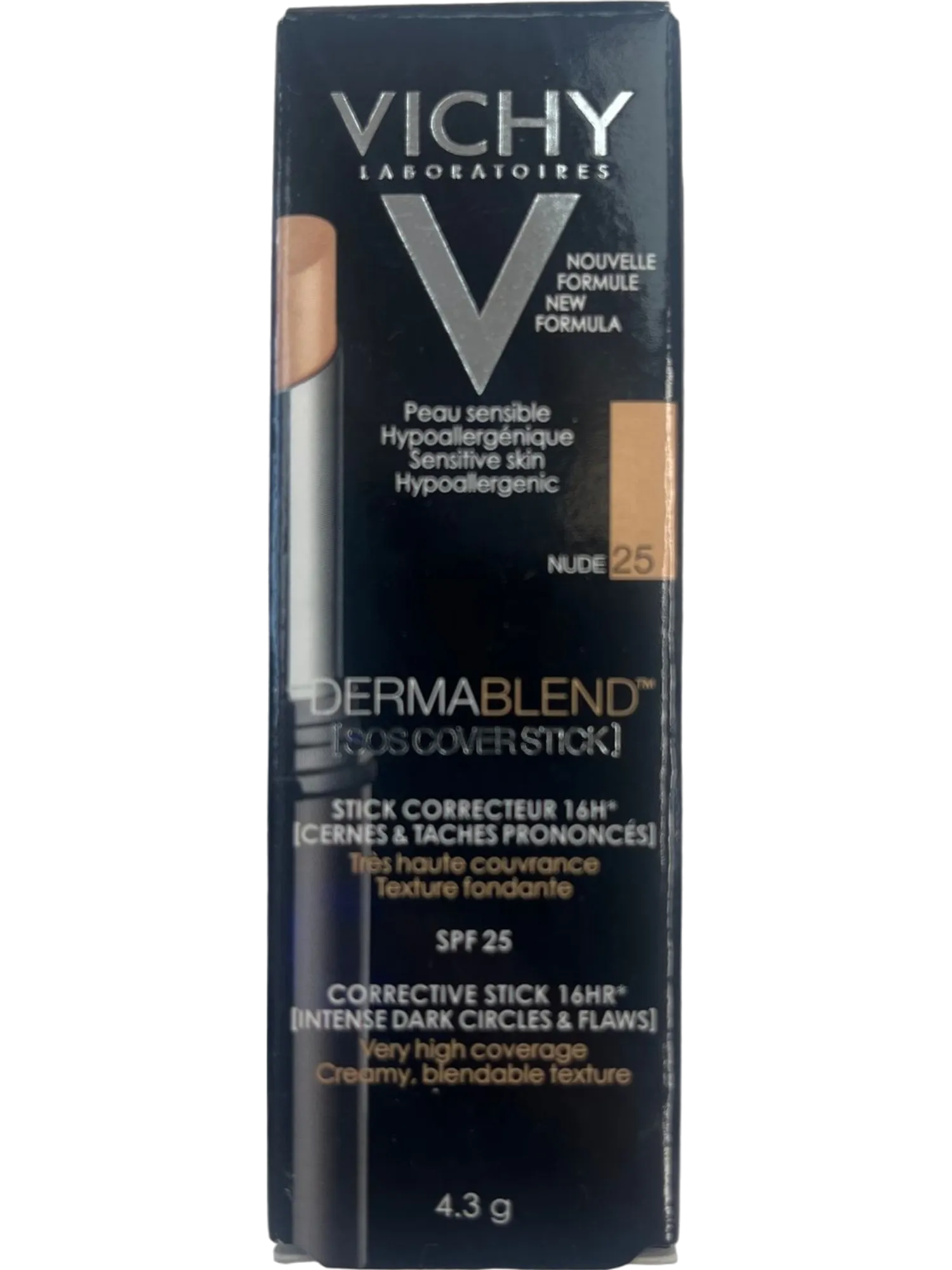 VICHY Dermablend SOS Cover Stick Nude 25 Waterproof 16H SPF 25