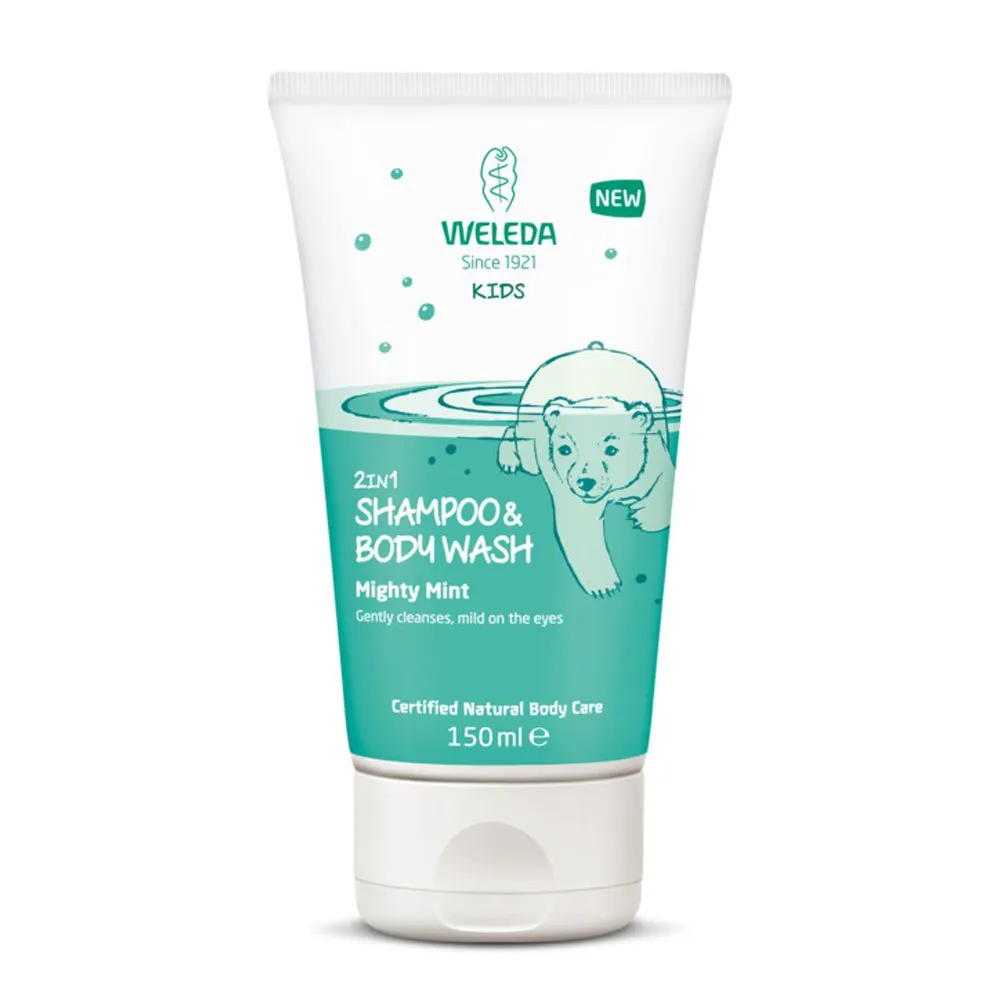 Weleda Kids Mighty Mint Shampoo & Body Wash 150ml