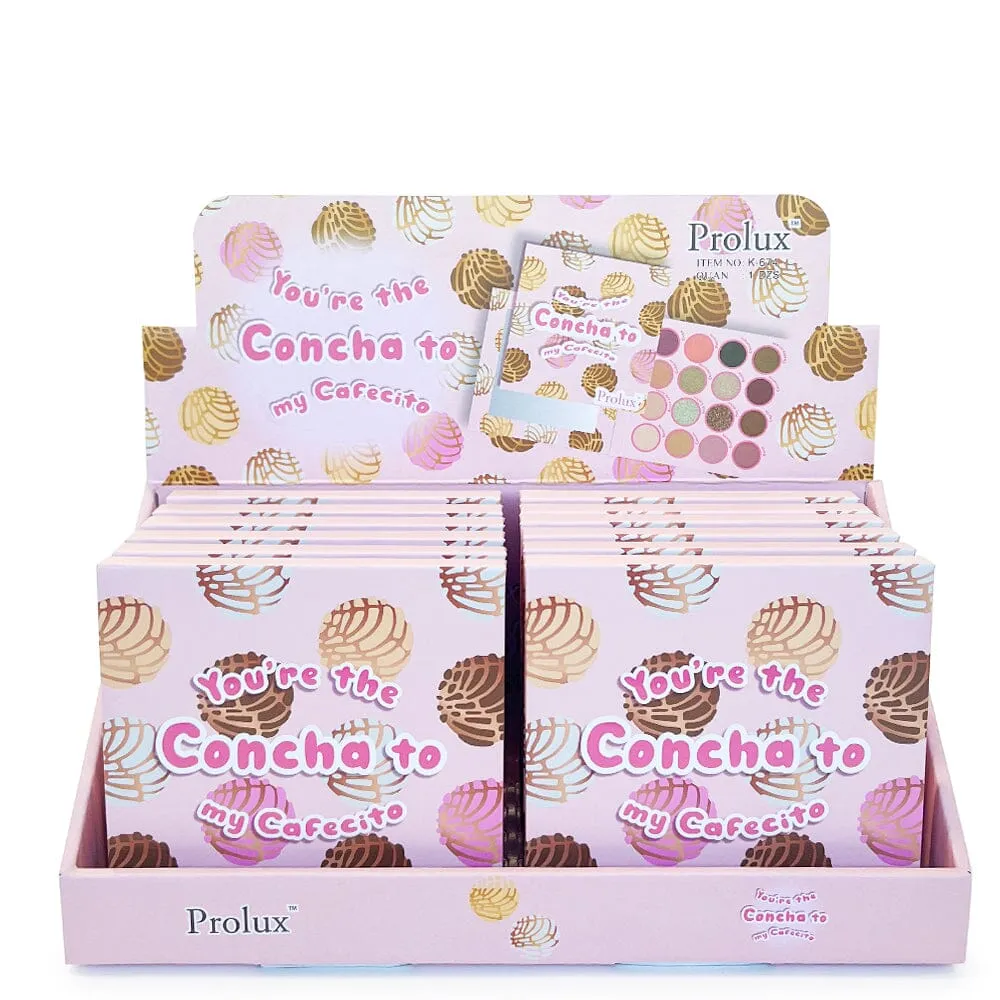 You're The Concha to My Cafecito Eyeshadow Palette (12 units)